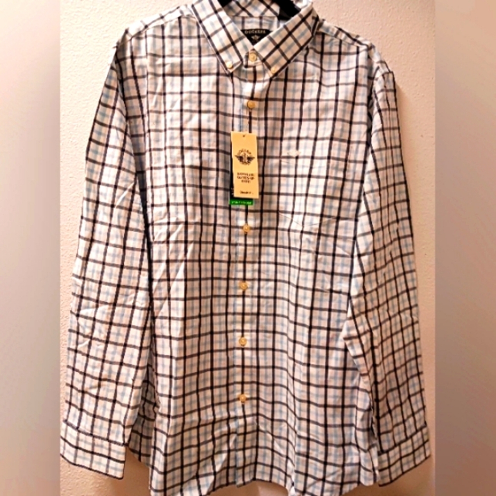 NWT Dockers Checkered Shirt